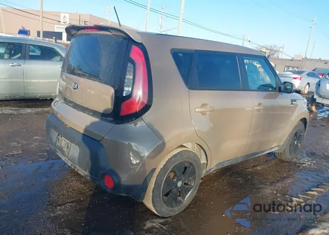 2014 Kia Soul z USA, uszkodzony, nr VIN KNDJN2A27E7055349